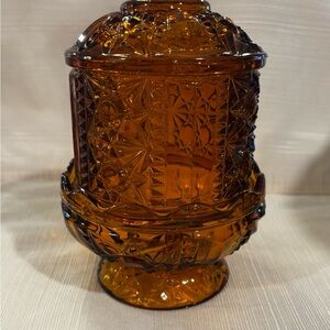 Vintage Indiana Glass Fairy Lamp